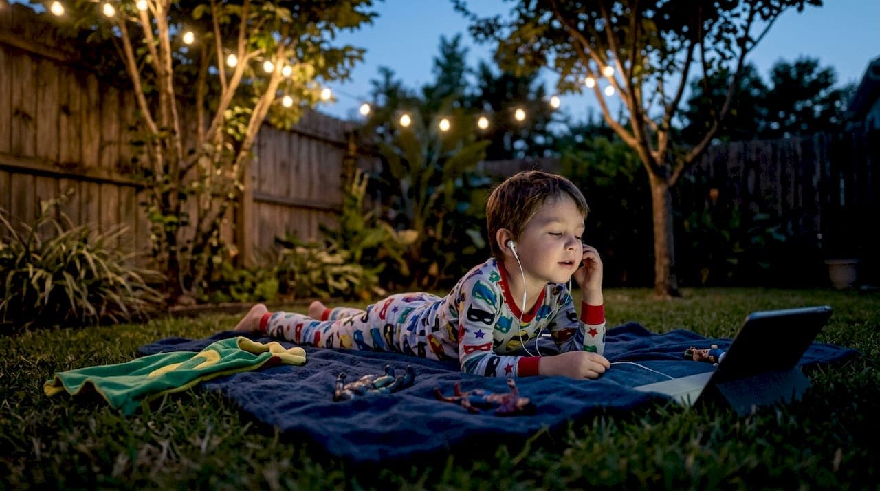 Superhero Bedtime Stories: Personalized Audio for Kids